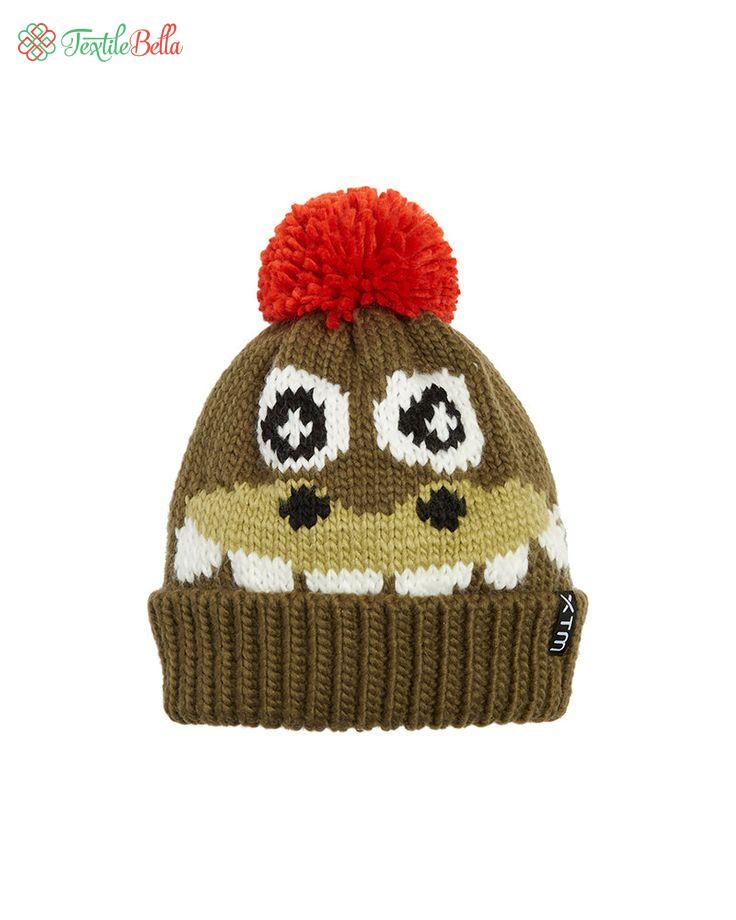 Animal Knitted Beanie (Croc)