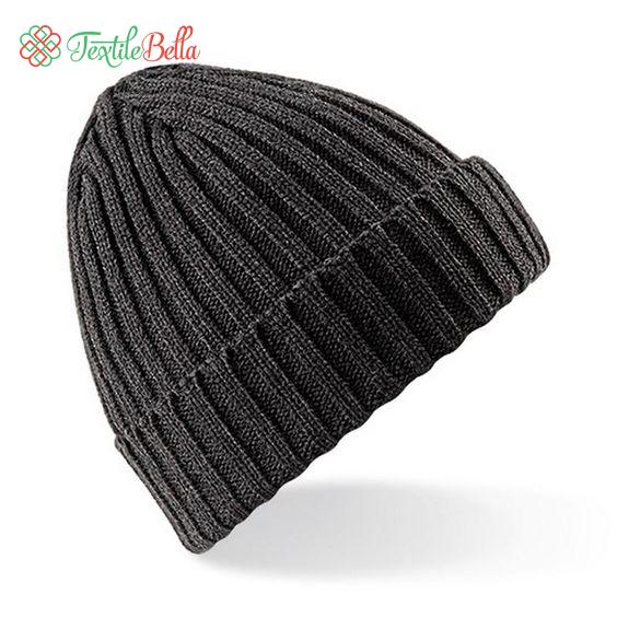 Ribbed Winter Beanie Hat For Unisex